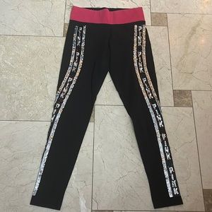 Black leggings from pink Victoria secret